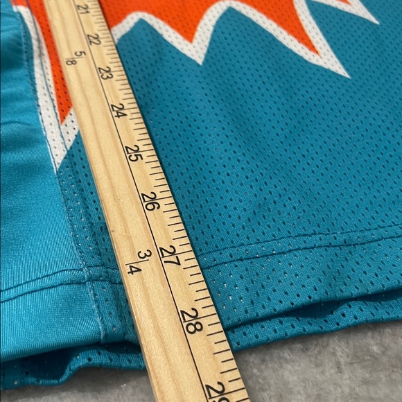 Team Rebel Sport Miami Dolphin Jersey Boys Youth Large Blue Orange NFL Football - Picture 8 of 8